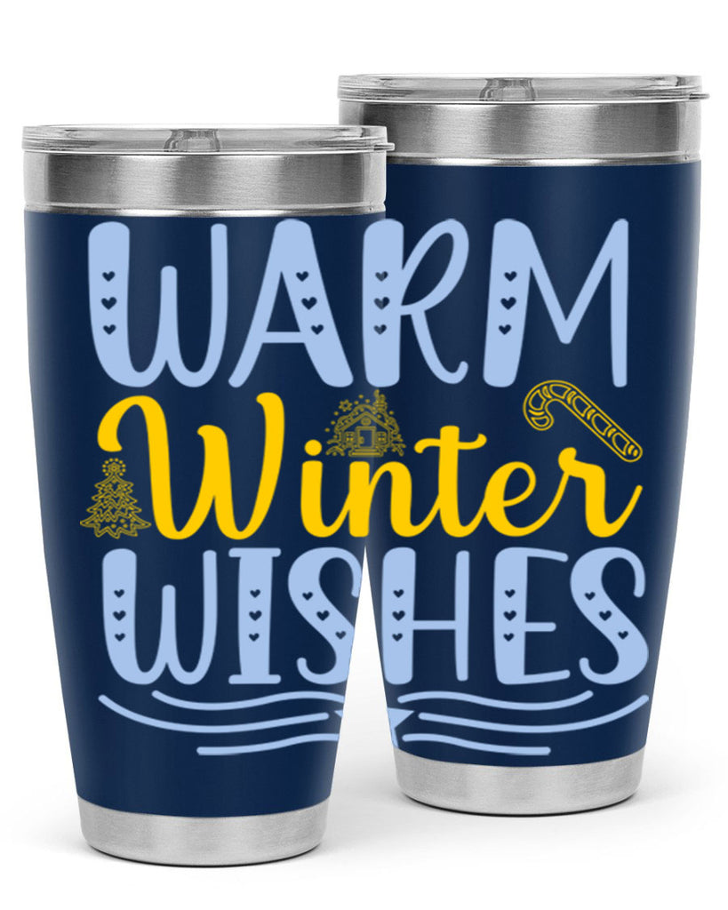 Warm winter wishes 449#- winter- Tumbler