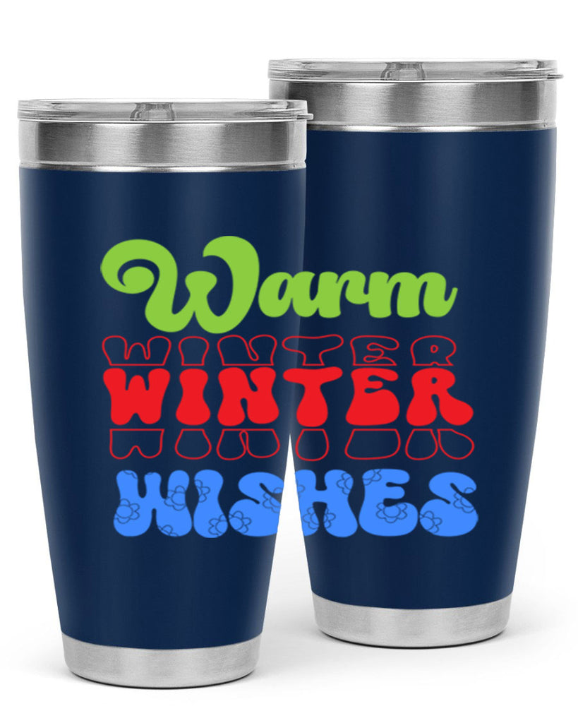 Warm winter wishes 458#- winter- Tumbler