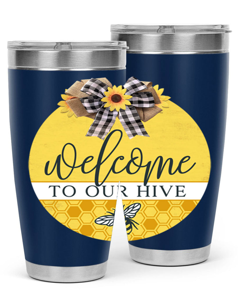 Welcome to our Hive complete yellow Mockup589#- spring- Tumbler
