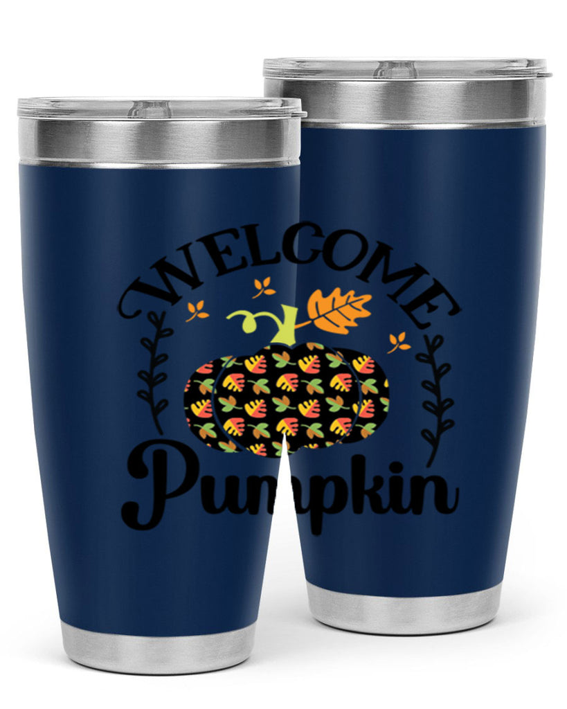 Welcomepumpkin 640#- fall- Tumbler