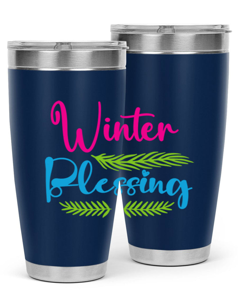 Winter Blessing 486#- winter- Tumbler