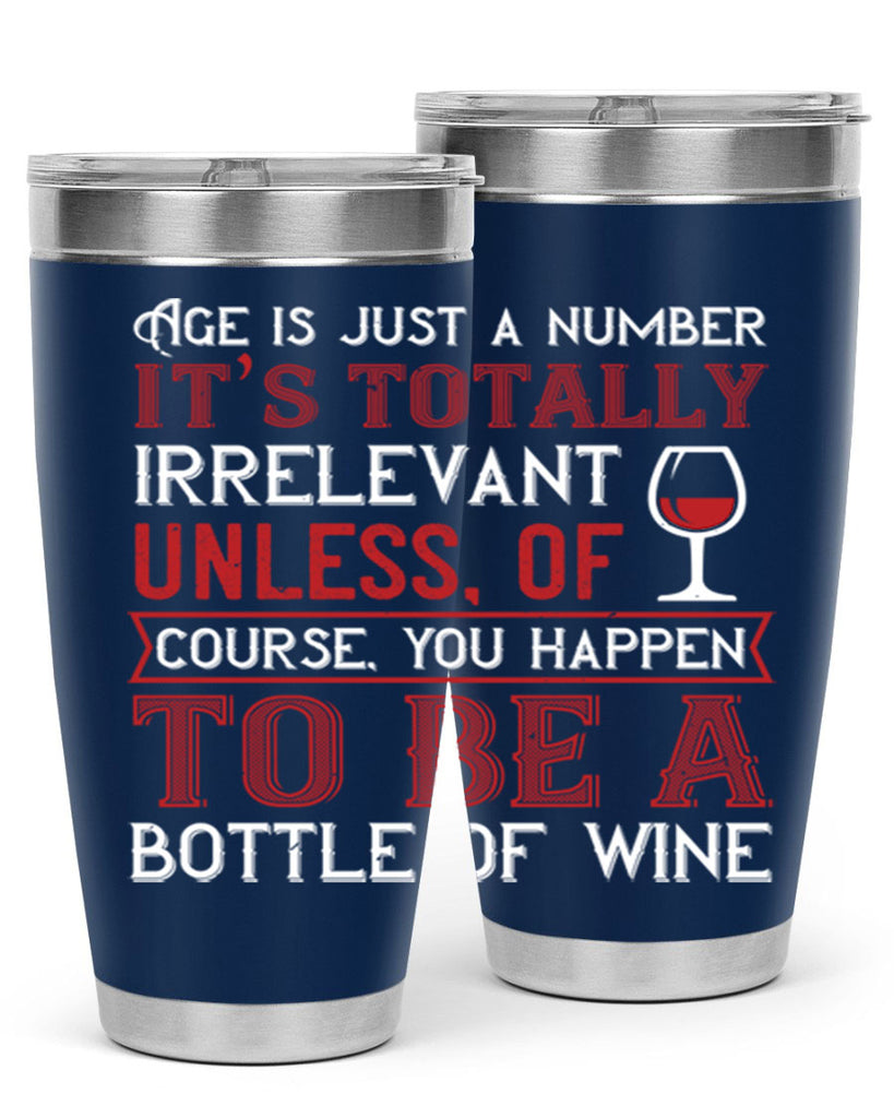 age is just a number its totaly 92#- wine- Tumbler