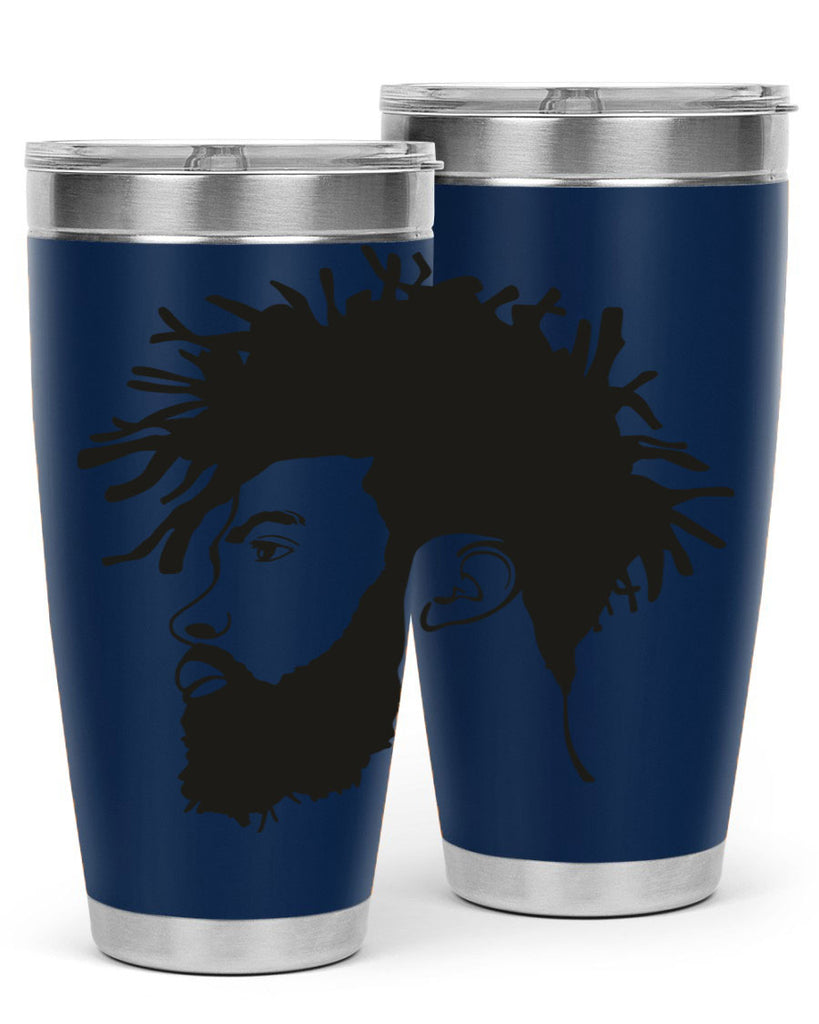 beardman 46#- black men - boys- tumbler