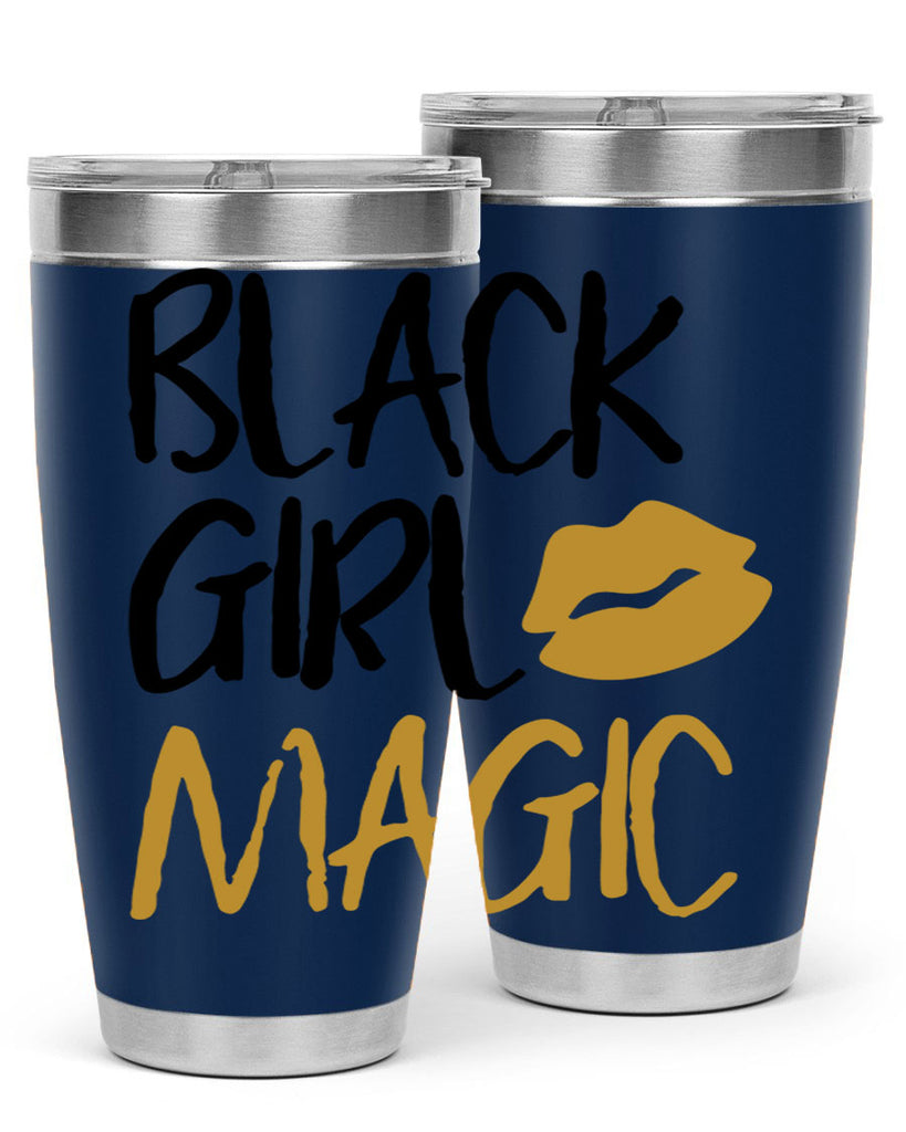 black girl magic lips cocoandbanana 245#- black words phrases- Cotton Tank