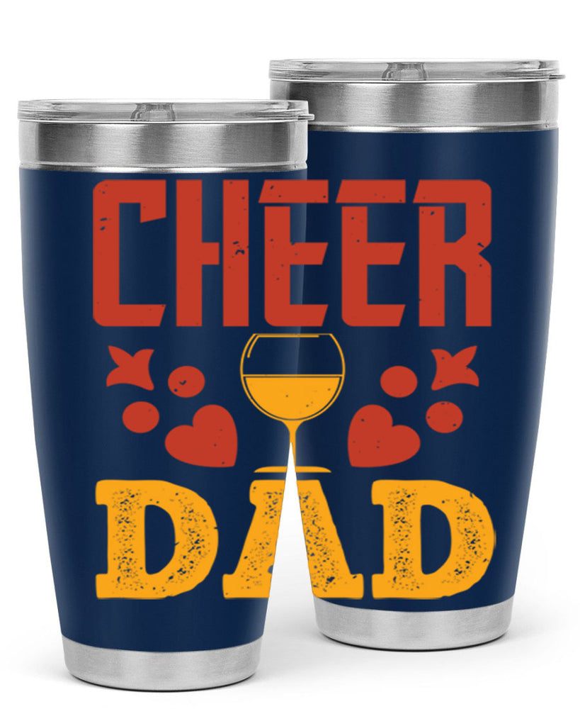 cheer dad 121#- fathers day- Tumbler