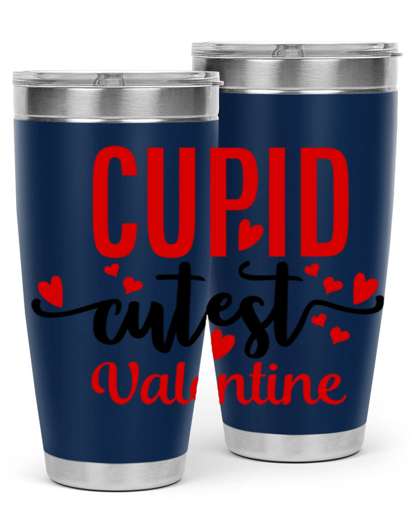 cupid cutest valentine 72#- valentines day- Tumbler