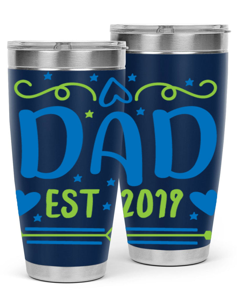 dad est 99#- fathers day- Tumbler