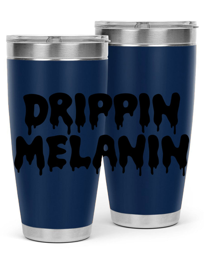 drippinmelanin  160#- black words phrases- Cotton Tank