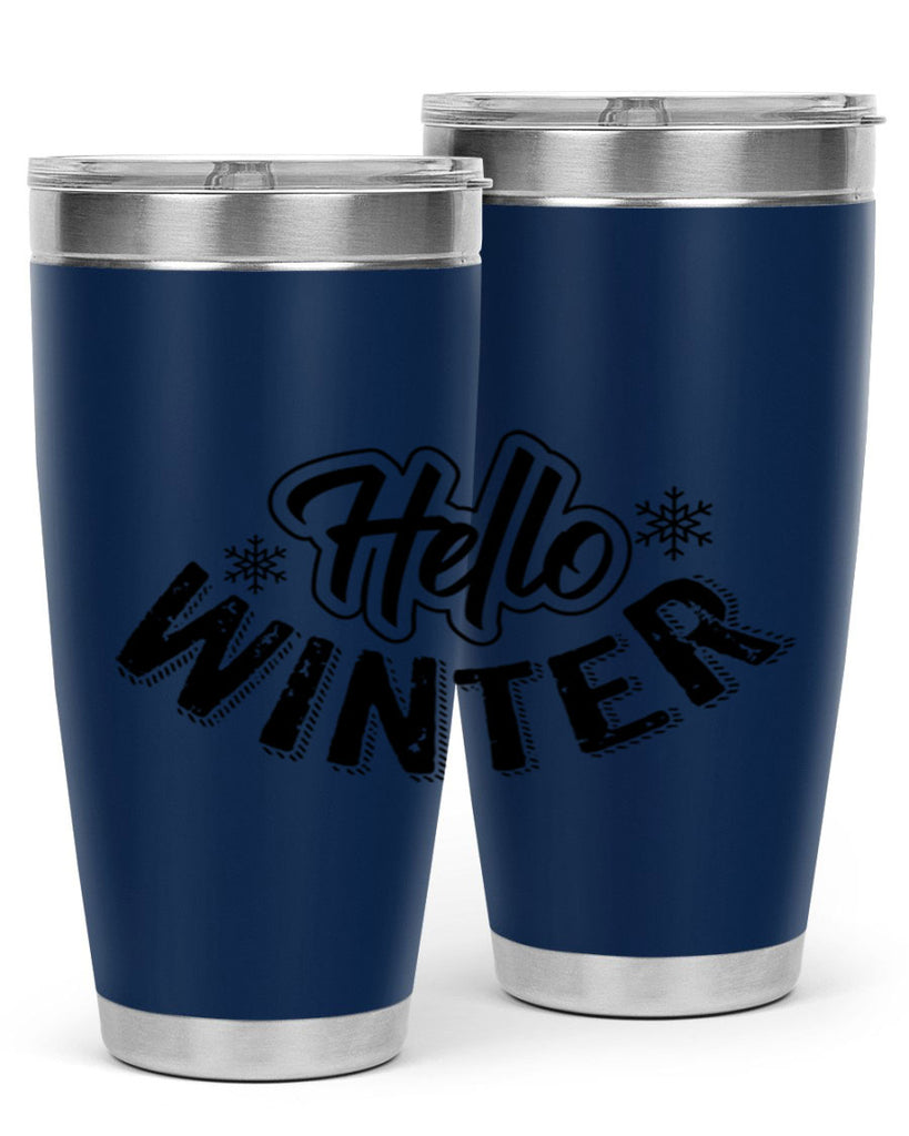 hello winter 169#- winter- Tumbler