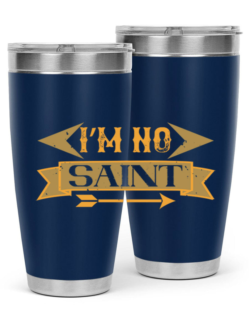i’m no saint 59#- mardi gras- Tumbler
