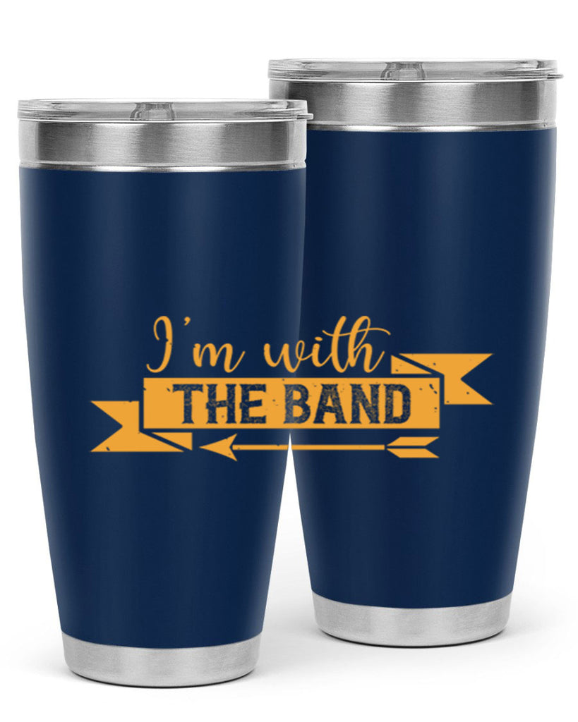 i’m with the band 58#- mardi gras- Tumbler