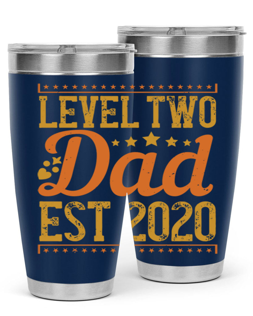 level dad est 189#- fathers day- Tumbler