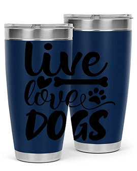 live love dogs Style 76#- dog- Tumbler