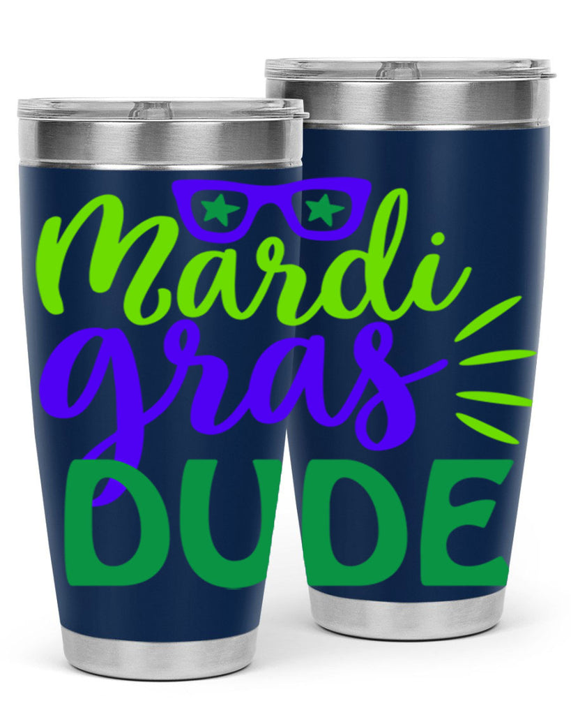 mardi gras dude 10#- mardi gras- Tumbler
