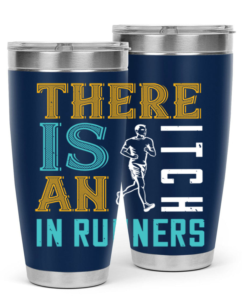 there is an itch in runners 9#- running- Tumbler