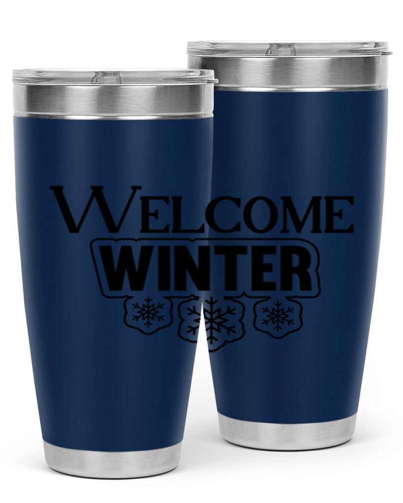 welcome winter 474#- winter- Tumbler