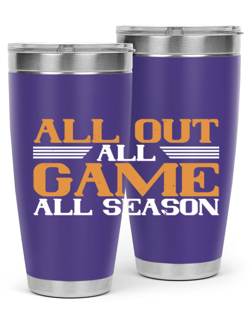 All out all game all season 2238#- badminton- Tumbler