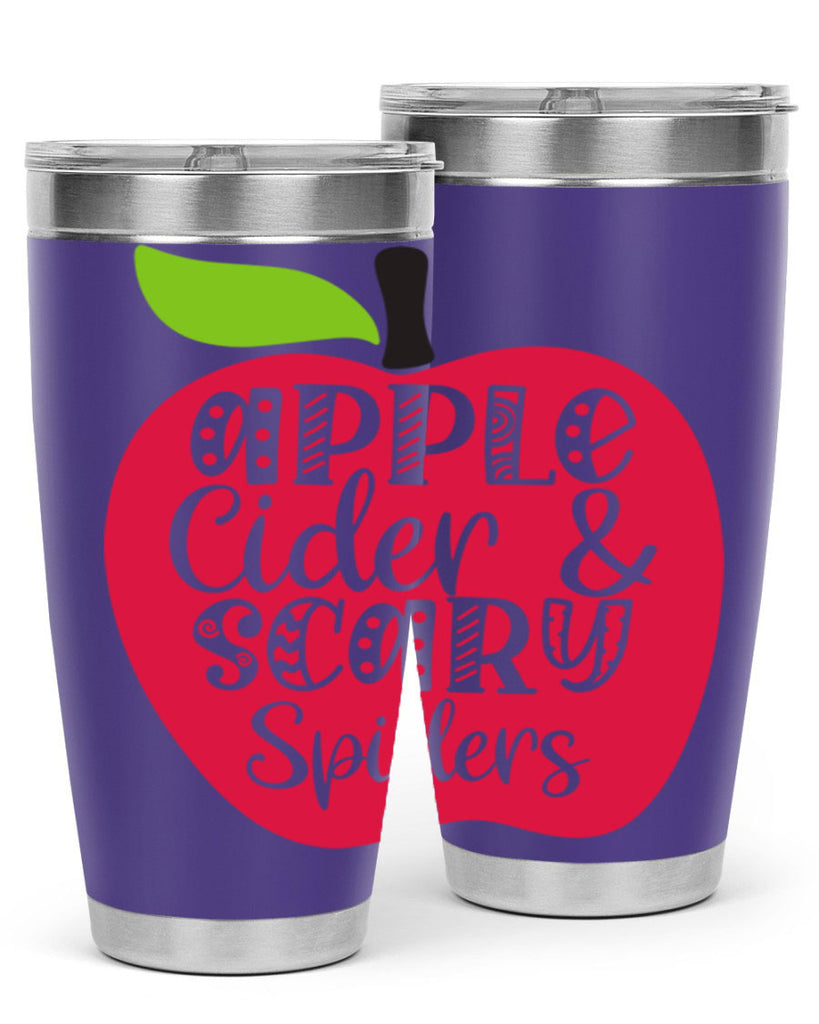 Apple Cider Scary Spiders 10#- fall- Tumbler
