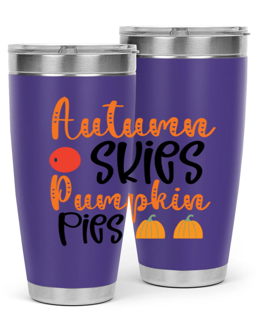 Autumn Skies Pumpkin Pies 30#- fall- Tumbler