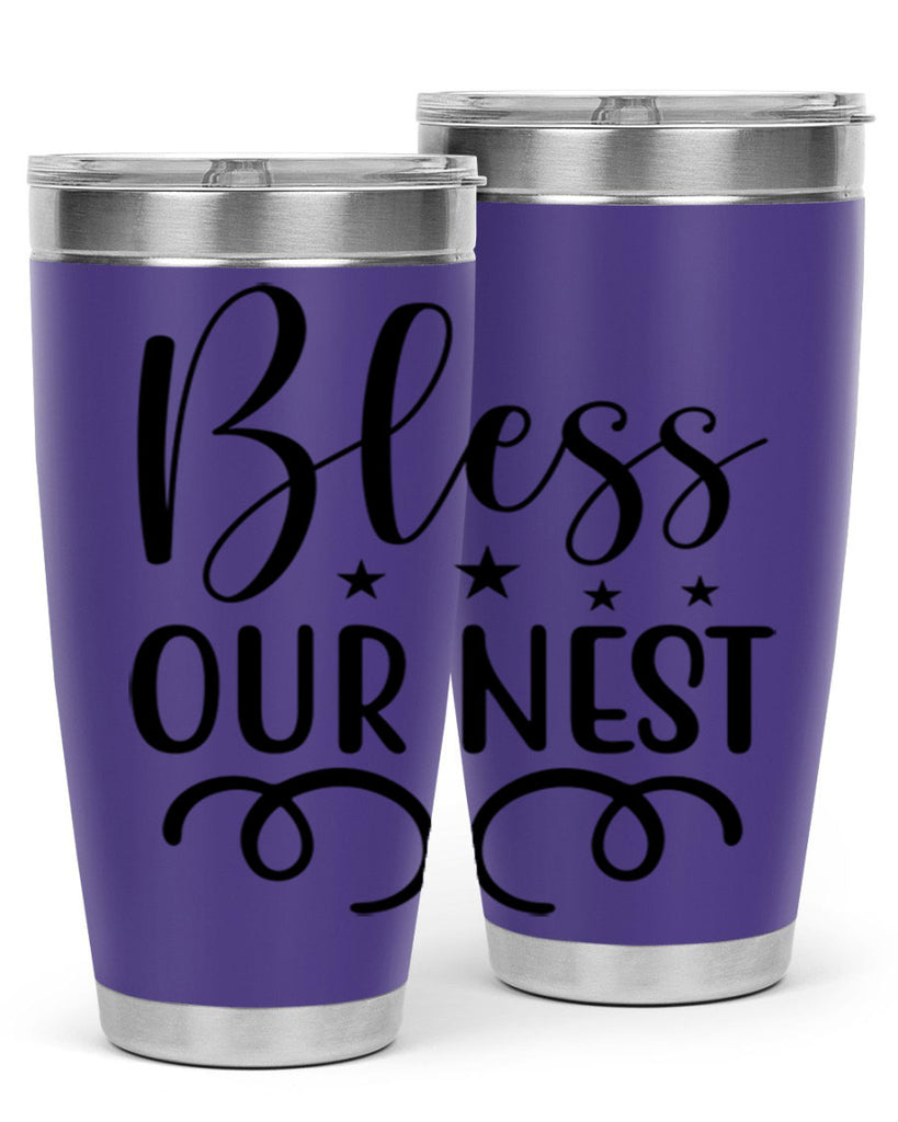 Bless Our Nest 50#- spring- Tumbler