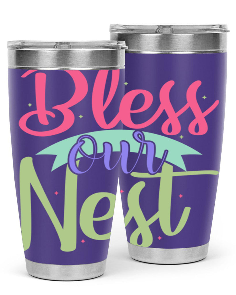 Bless our nest 49#- spring- Tumbler
