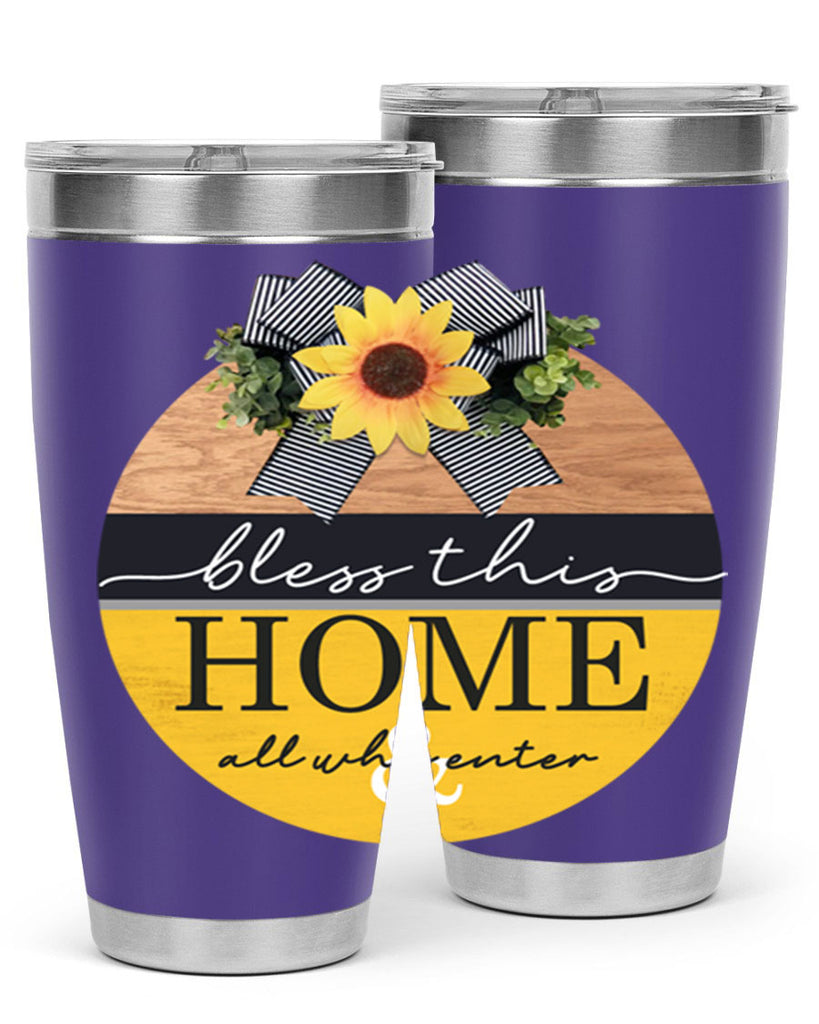 Bless this Home and all Mockup56#- spring- Tumbler