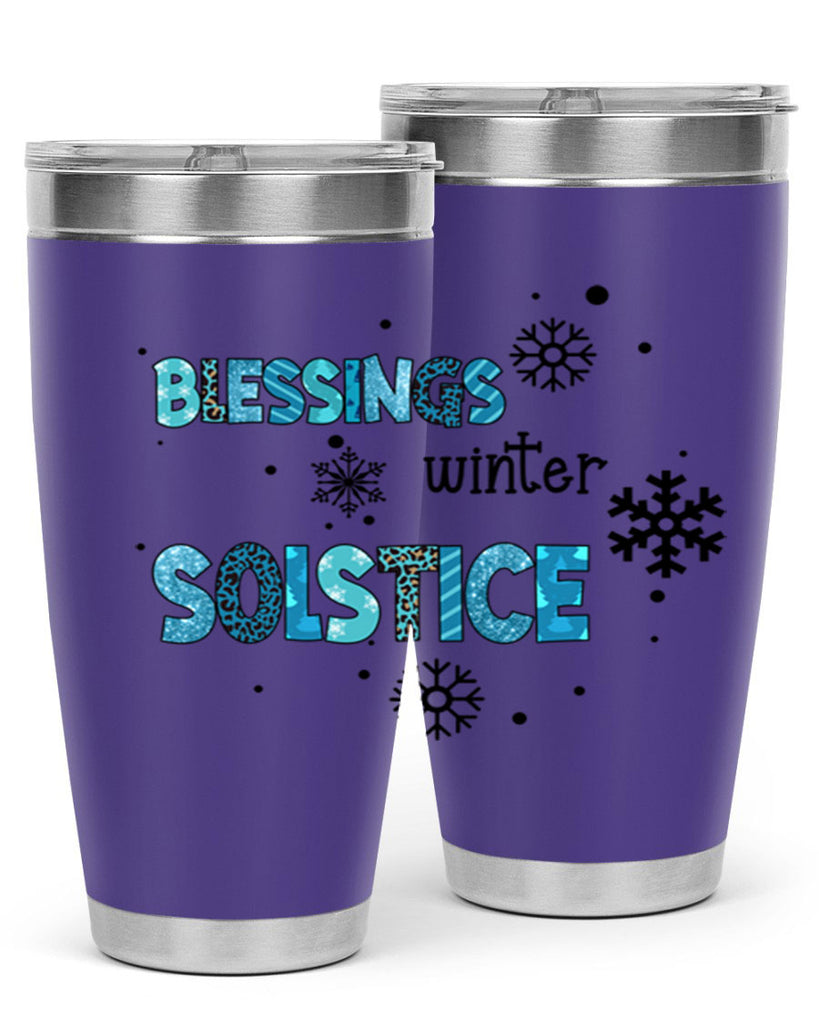 Blessings winter solstice 25#- winter- Tumbler