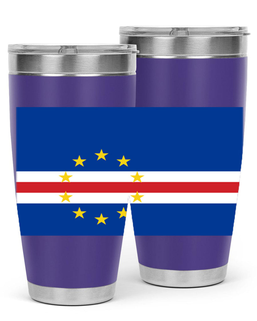 Cabo Verde 169#- world flags- Tumbler