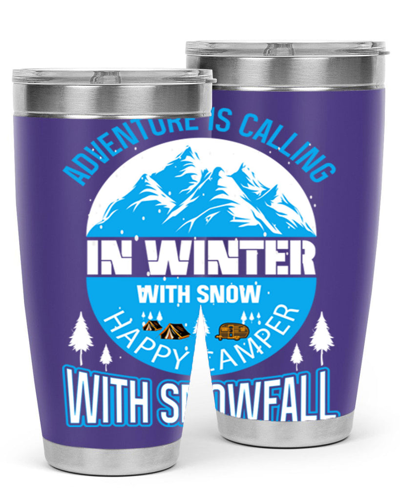 Camping Winter 39#- winter- Tumbler