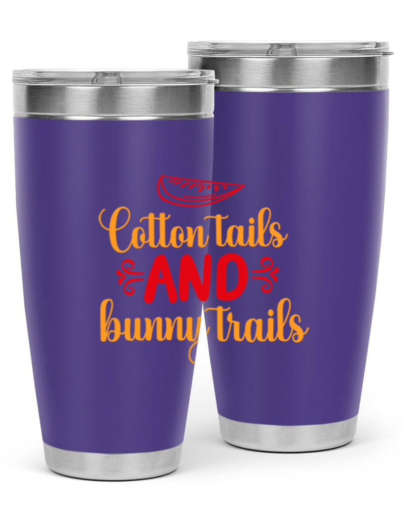 Cotton tails and bunny trails 111#- spring- Tumbler