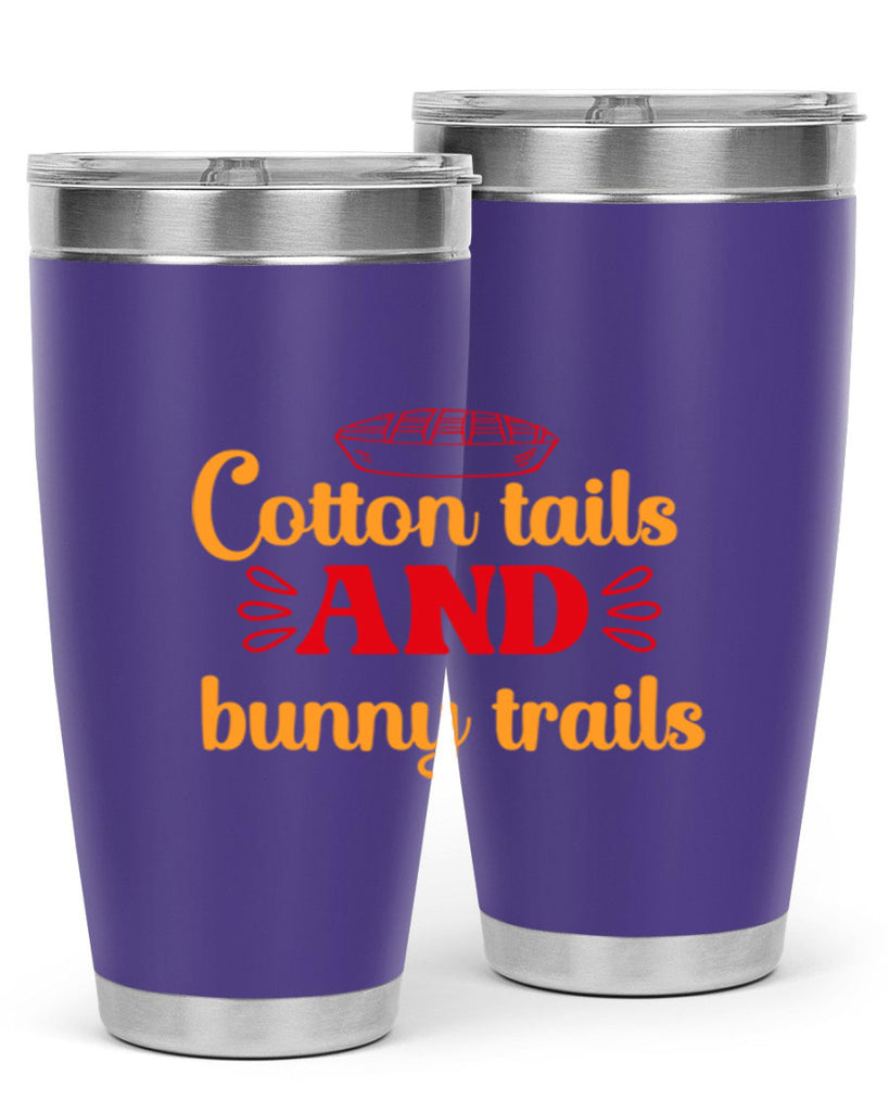 Cotton tails and bunny trails 112#- spring- Tumbler