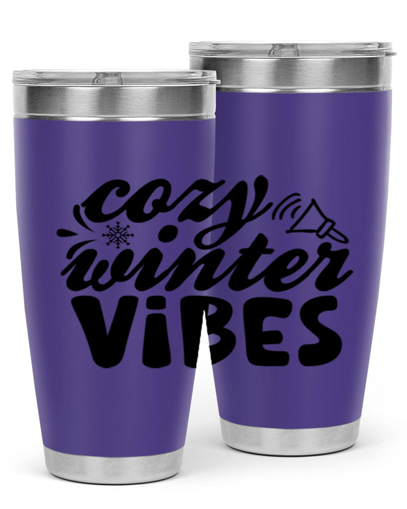 Cozy Winter Vibes 67#- winter- Tumbler