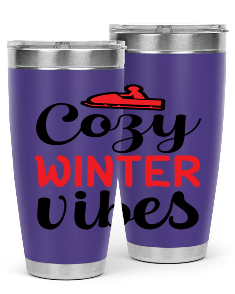 Cozy winter vibes 68#- winter- Tumbler