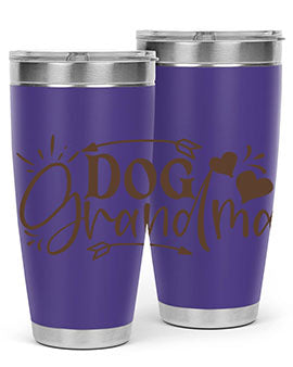 Dog Grandma Style 101#- dog- Tumbler