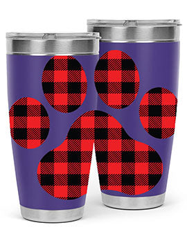 Dog Paw Style 94#- dog- Tumbler