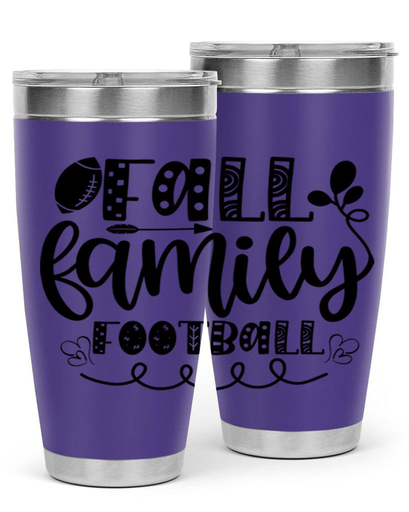 Fall Family Football 99#- fall- Tumbler