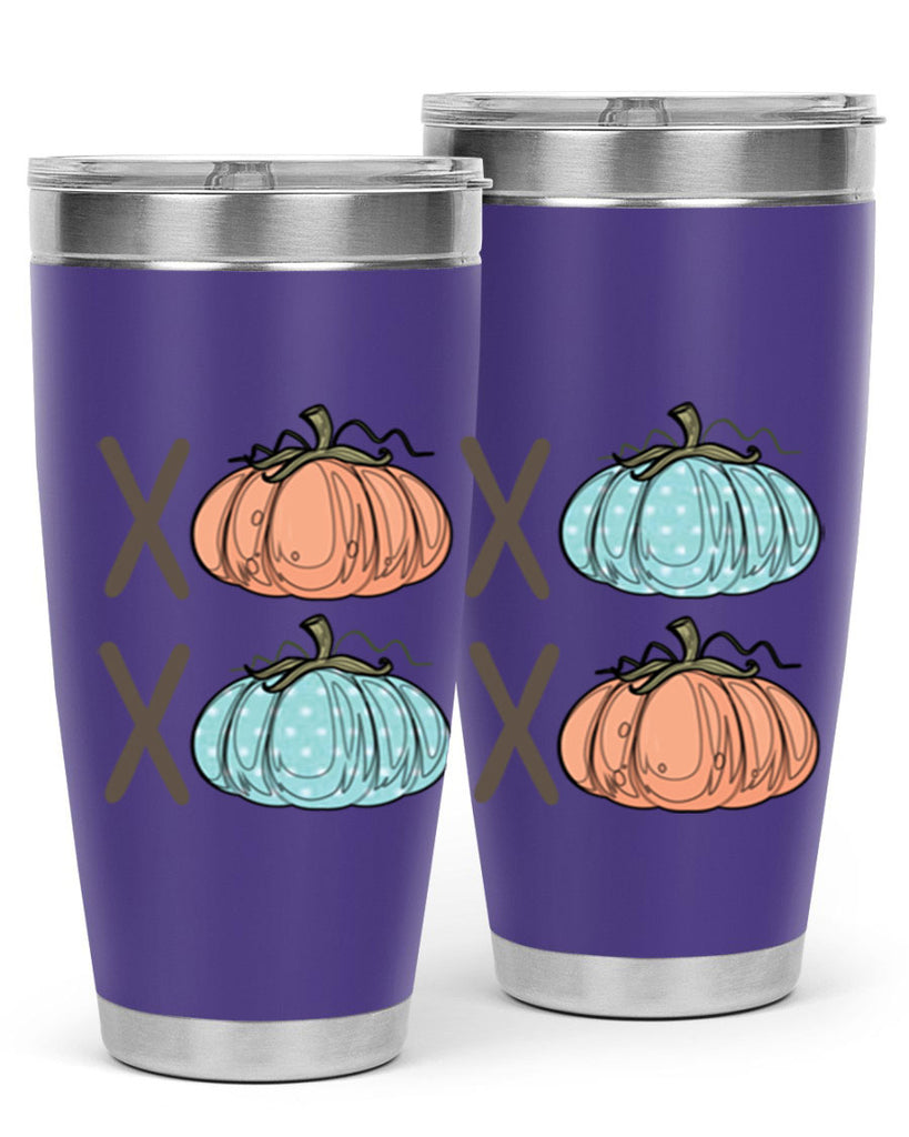 Fall Pumpkin XOXO 129#- fall- Tumbler