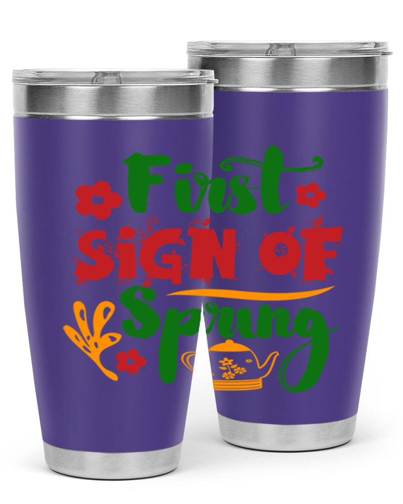 First Sign of Spring 139#- spring- Tumbler