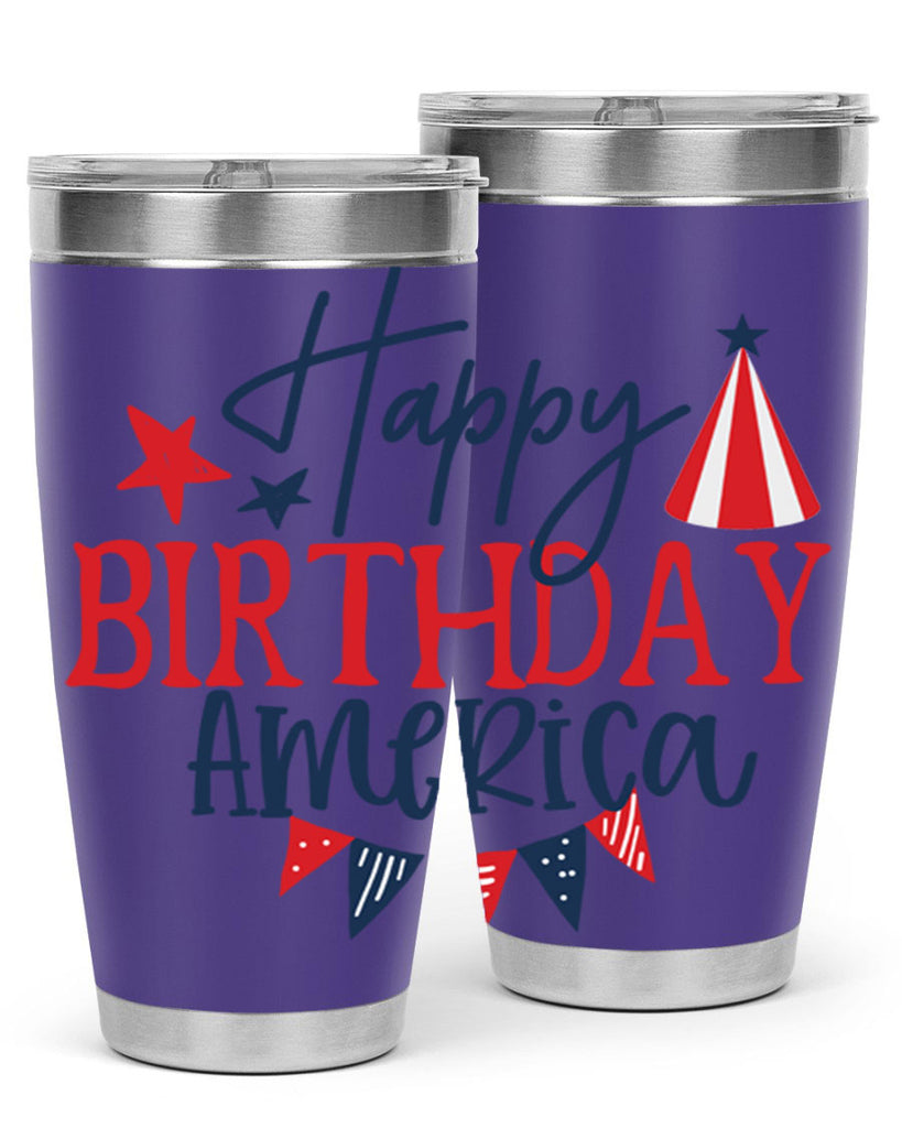 Happy Birthday america Style 30#- Fourt Of July- Tumbler