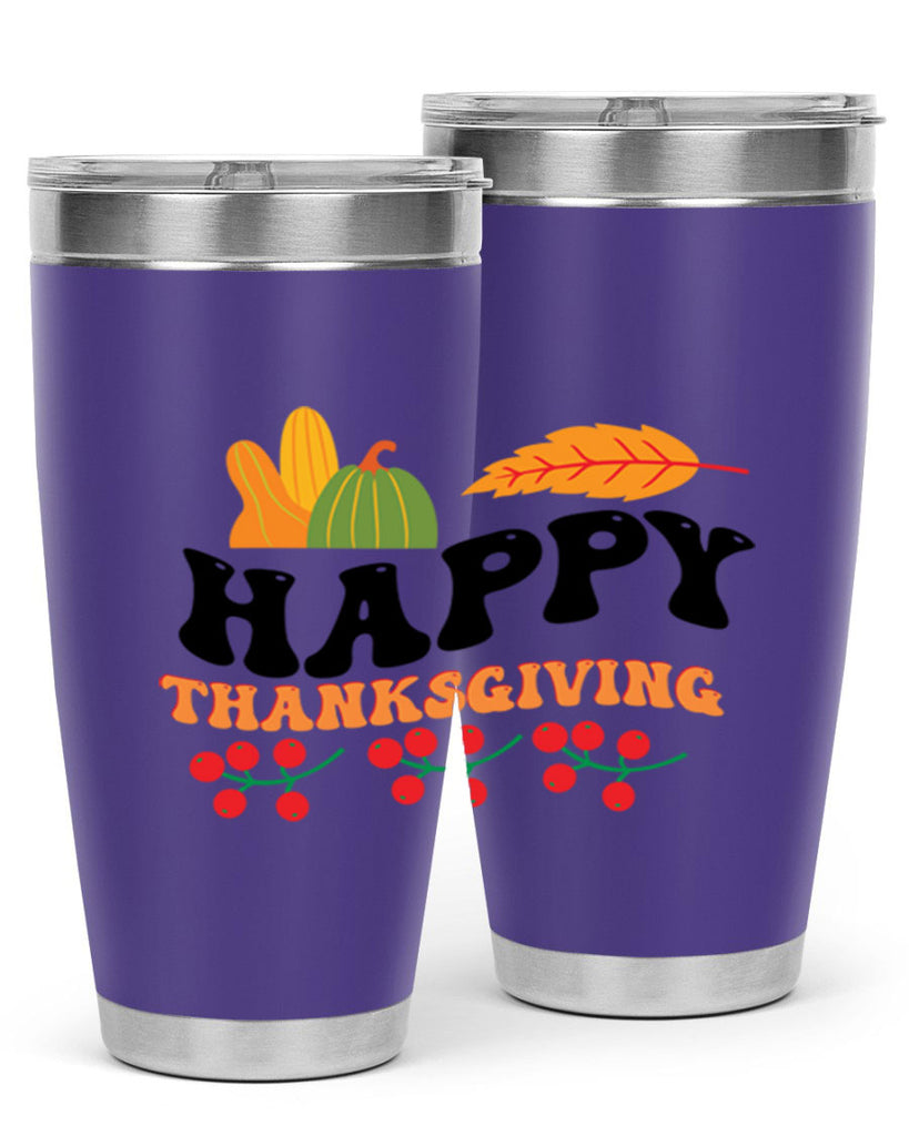 Happy Thanksgiving 251#- fall- Tumbler