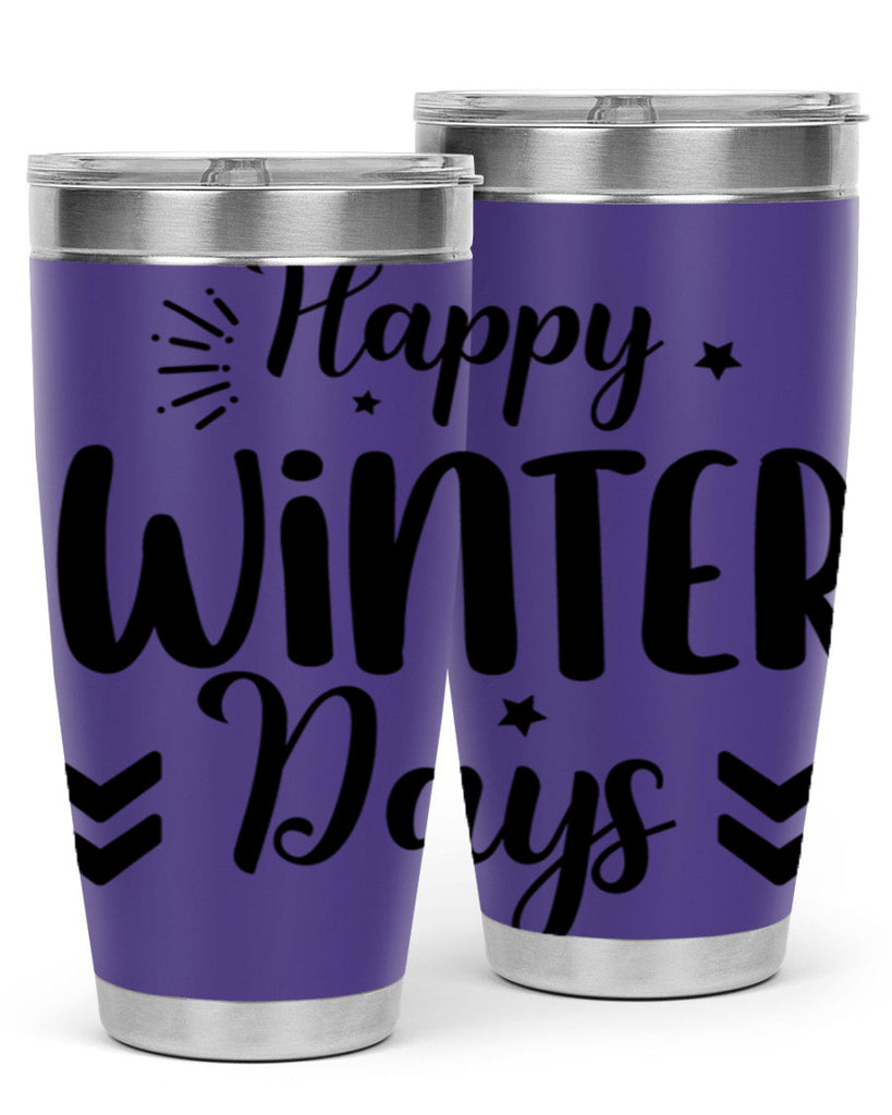 Happy Winter Days131#- winter- Tumbler