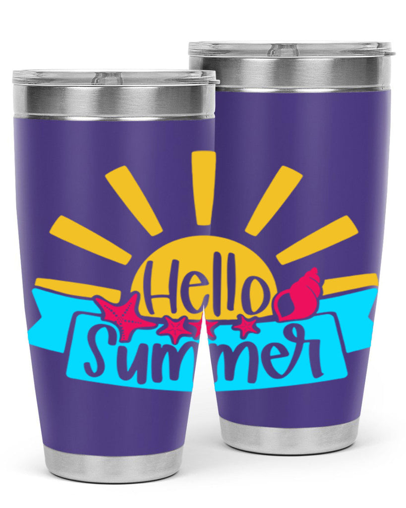 Hello Summer Style 38#- summer- Tumbler
