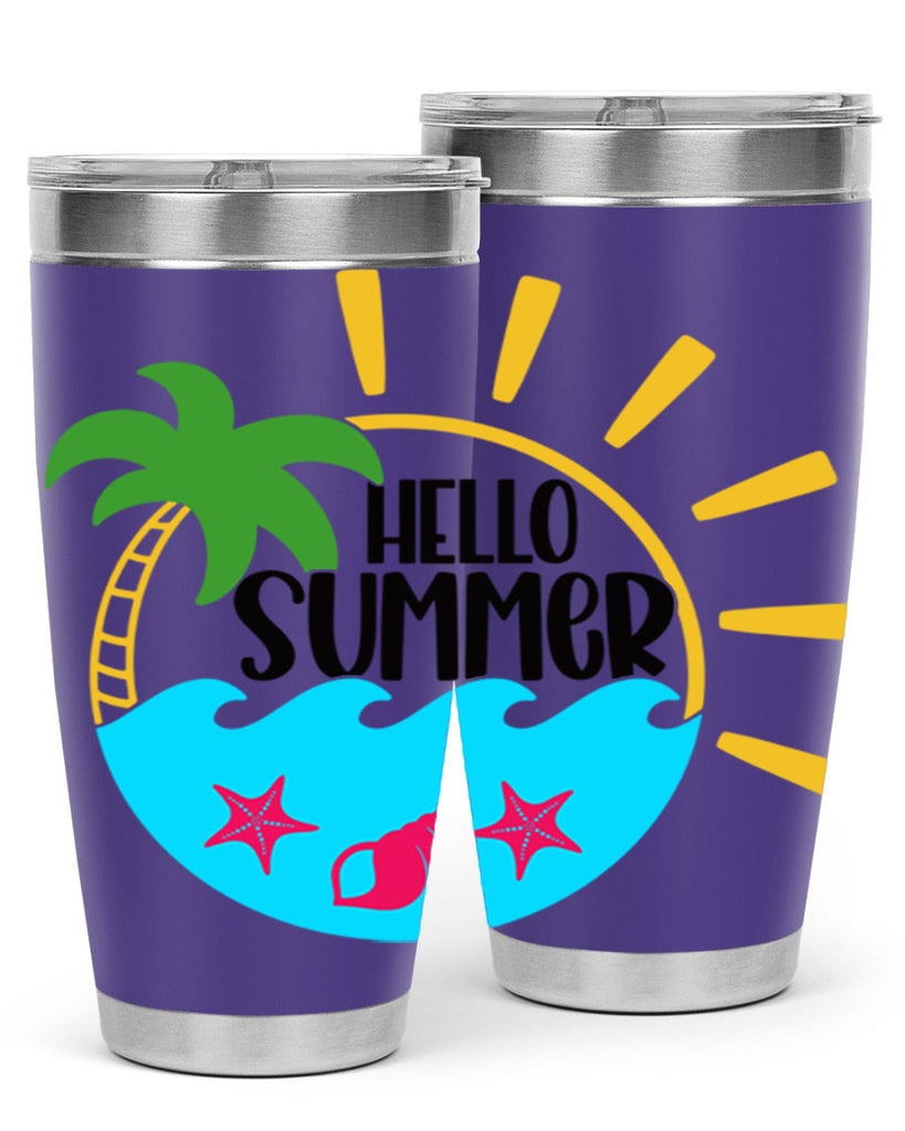 Hello Summer Style 40#- summer- Tumbler