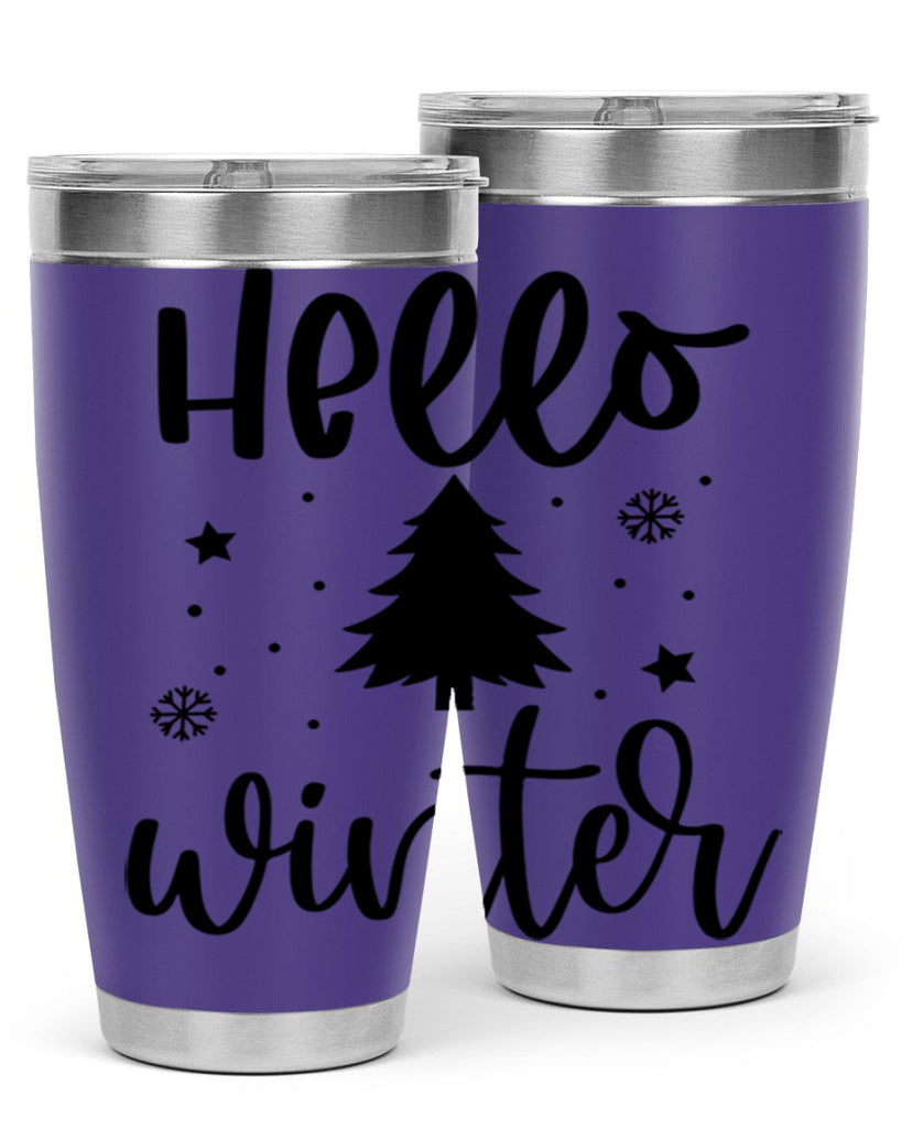 Hello Winter 162#- winter- Tumbler
