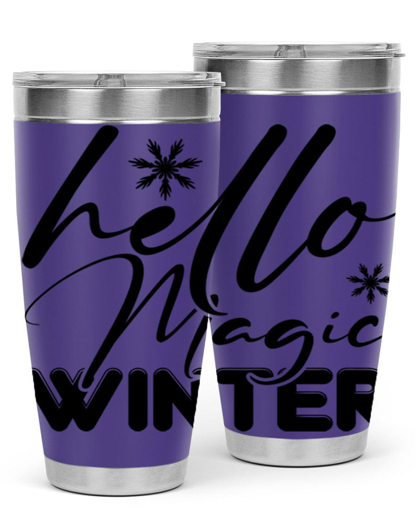 Hello magic winter 178#- winter- Tumbler