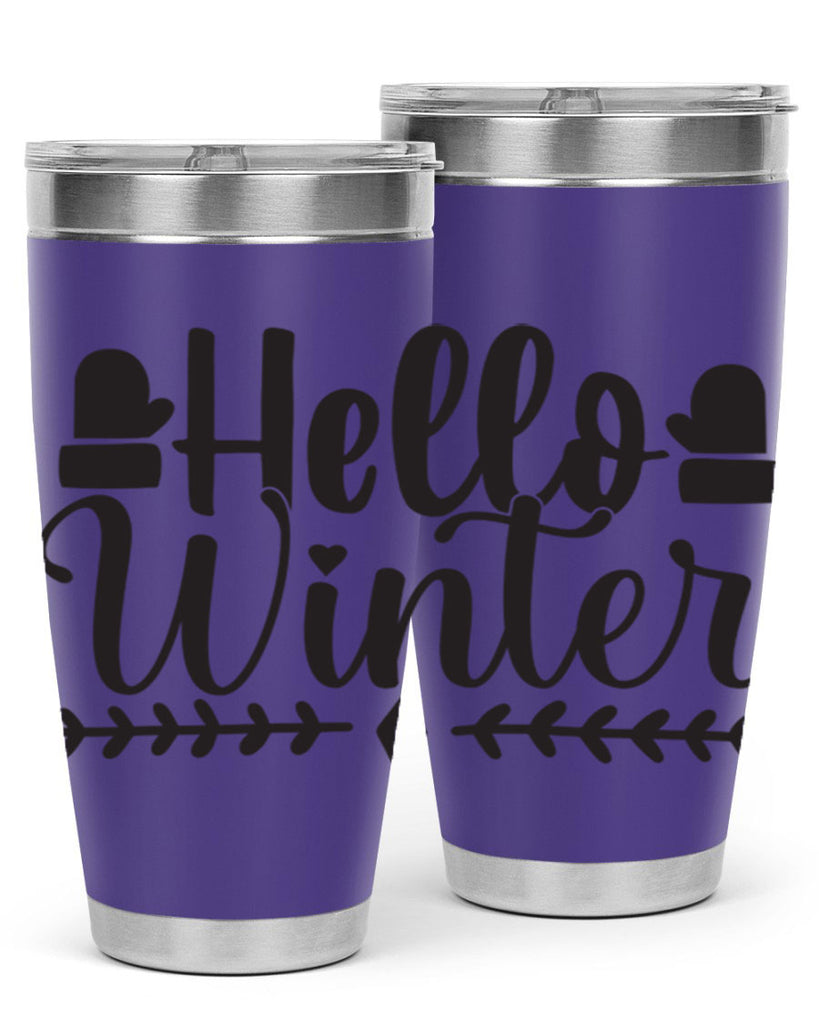 Hello winter 184#- winter- Tumbler