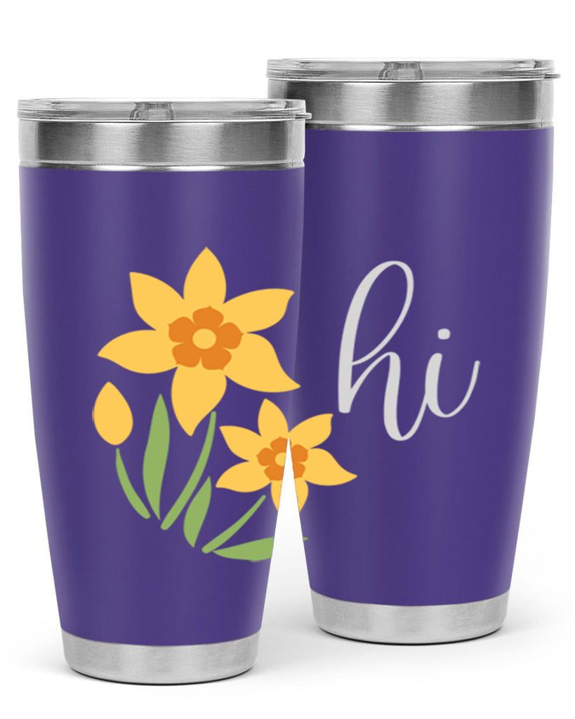 Hi daffodil flower236#- spring- Tumbler