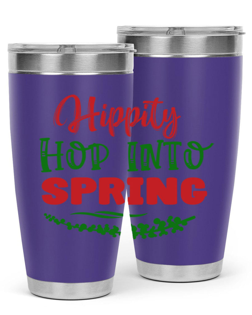 Hippity Hop into Spring 239#- spring- Tumbler