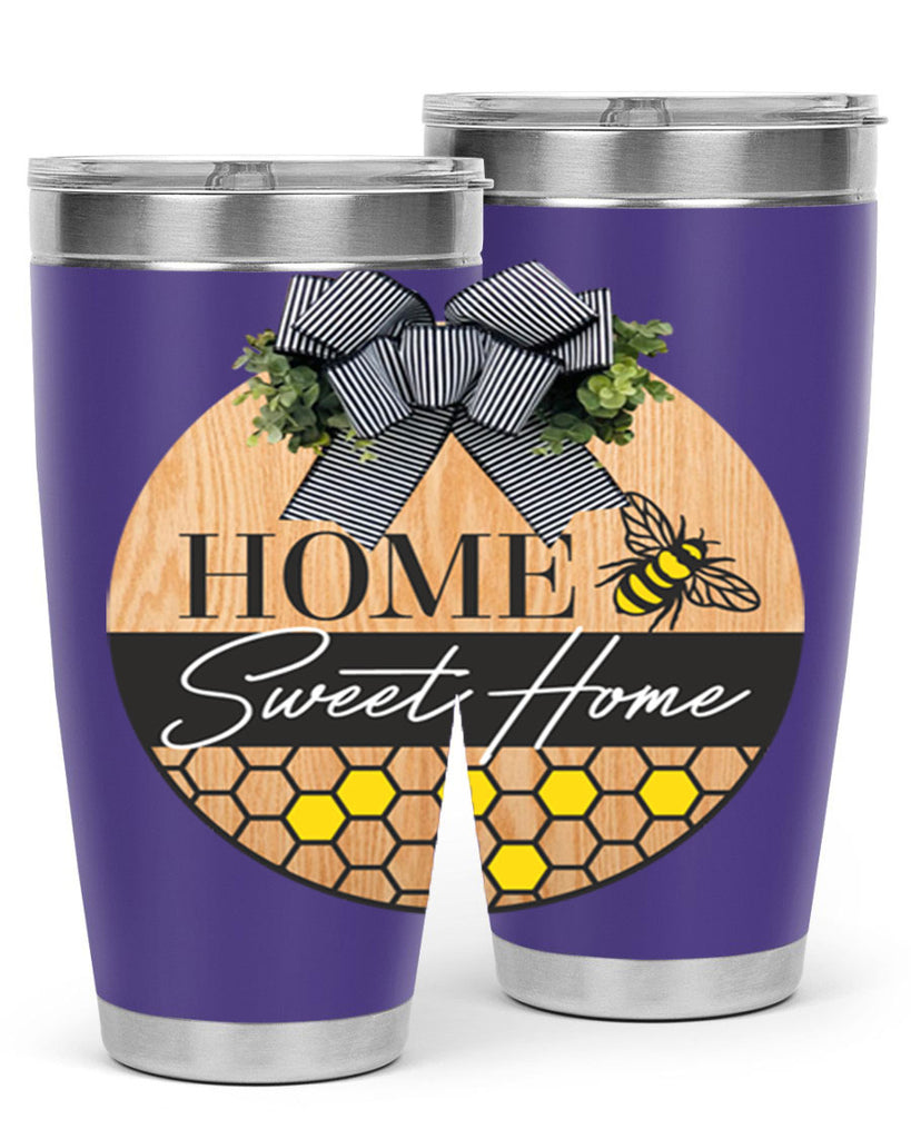 Home Sweet home bee and hive Mockup241#- spring- Tumbler