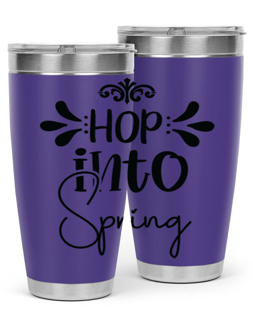 Hop into Spring 247#- spring- Tumbler